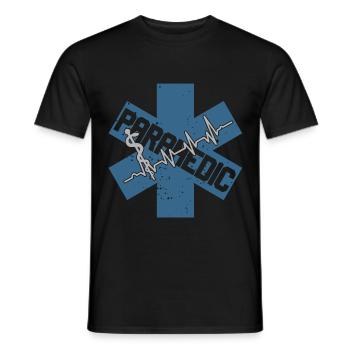 Ambulanciers ambulanciers Services de secours - T-shirt homme - noir - Devant - AI Model Male 178 light (178cm)