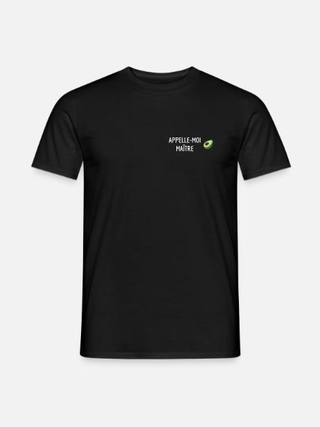 Appelle-moi maître - T-shirt homme - noir