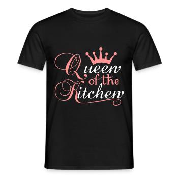 Queen of the Kitchen - Männer T-Shirt - Schwarz - Vorne - AI Model Male 178 light (178cm)