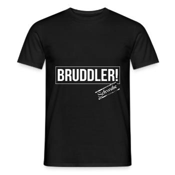 Swabian saying Schwabe Baden - Men's T-Shirt - black - Front - AI Model Male 178 light (178cm)