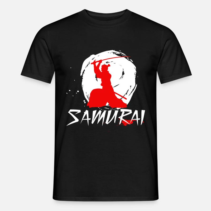 Balançoire d'épée de samouraï - T-shirt homme - noir