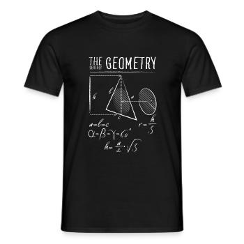 Tödliche Mathematik weiß - Männer T-Shirt - Schwarz - Vorne - AI Model Male 178 light (178cm)