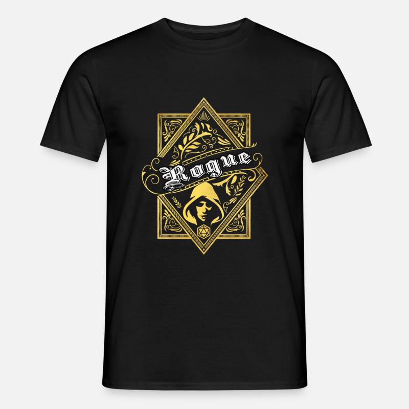 Rogue Rogue RPG character classes - Men's T-Shirt - black