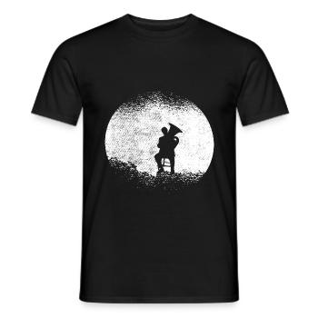 Tuba joueur de tuba joueur de tuba - T-shirt homme - noir - Devant - AI Model Male 178 light (178cm)