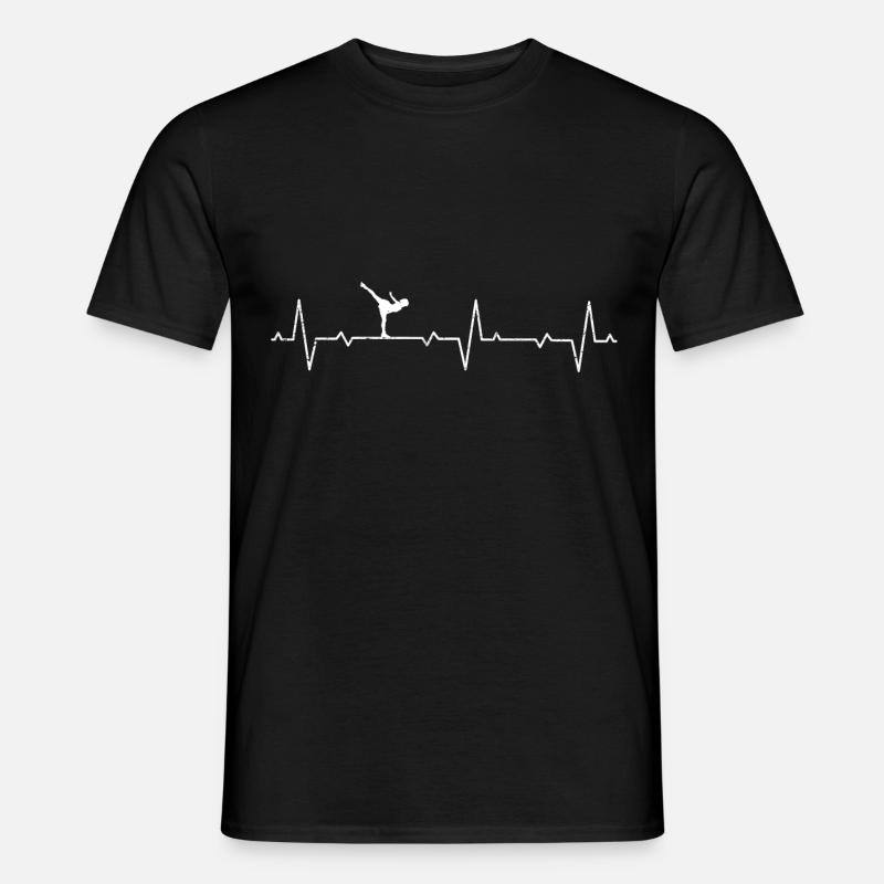 Eiskunstlauf Schlittschuhe Eiskunstläufer Eislauf - Männer T-Shirt - Schwarz