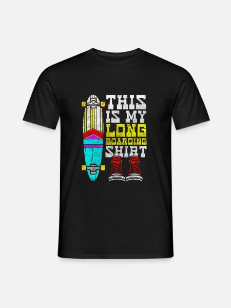 Skater Mountain Board - Men's T-Shirt - black