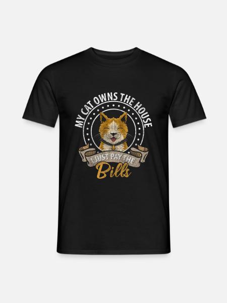 Cat Cats - Men's T-Shirt - black