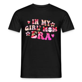 Dans l’annonce de ma fille maman Baby Girl - T-shirt homme - noir - Devant - AI Model Male 178 light (178cm)