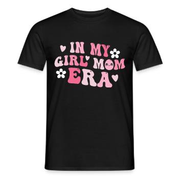 Dans l’annonce de ma fille maman Baby Girl - T-shirt homme - noir - Devant - AI Model Male 178 light (178cm)