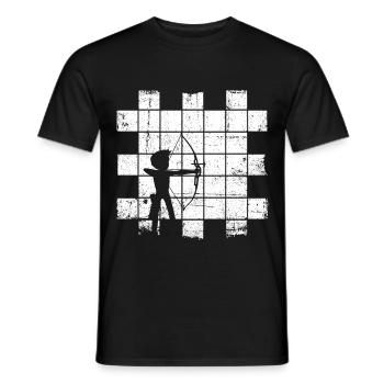 Archery Archery Archer - Men's T-Shirt - black - Front - AI Model Male 178 light (178cm)