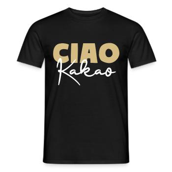 Cacao Ciao - T-shirt homme - noir - Devant - AI Model Male 178 light (178cm)