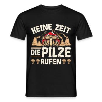 Lustiges Pilze - Männer T-Shirt - Schwarz - Vorne - AI Model Male 178 light (178cm)