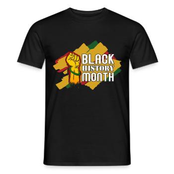 Black History Month Black History - Männer T-Shirt - Schwarz - Vorne - AI Model Male 178 light (178cm)