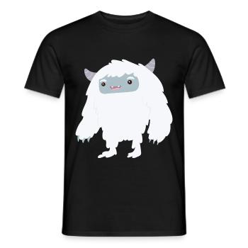 Yeti - T-shirt homme - noir - Devant - AI Model Male 178 light (178cm)