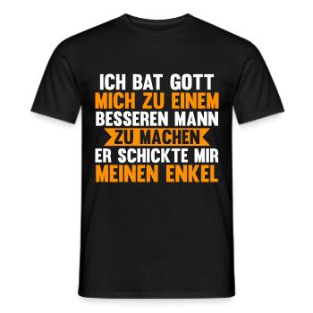 Großvater Großpapa Opi Opa - Männer T-Shirt - Schwarz - Vorne - AI Model Male 178 light (178cm)