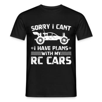RC Auto Hobby Ferngesteuertes Auto - Männer T-Shirt - Schwarz - Vorne - AI Model Male 178 light (178cm)
