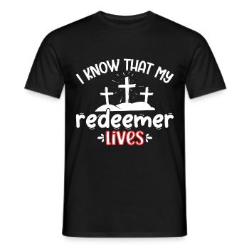Easter - Celebrate the Resurrection of Jesus - Men's T-Shirt - black - Front - AI Model Male 178 light (178cm)