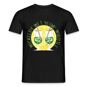 Evil Whistle Barman Halloween - T-shirt homme - noir - Devant - AI Model Male 178 light (178cm)