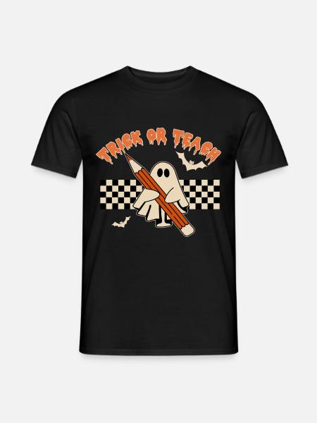 Trick Or Teach - Men's T-Shirt - black