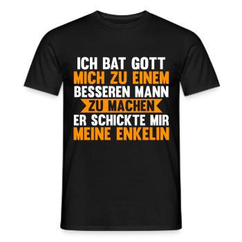 Großvater Großpapa Opi Opa - Männer T-Shirt - Schwarz - Vorne - AI Model Male 178 light (178cm)