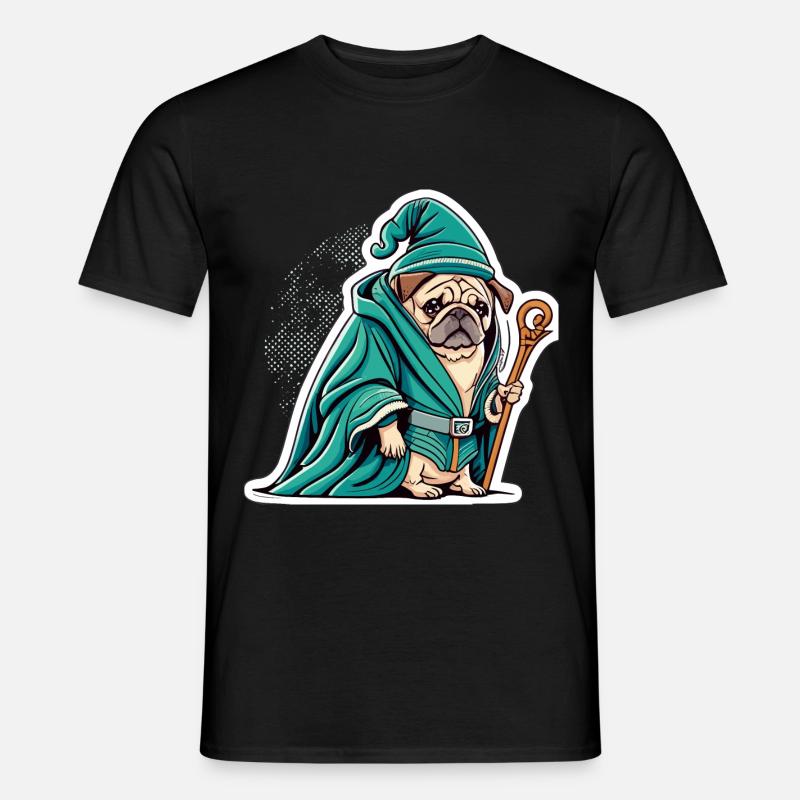 Zauberer - Männer T-Shirt - Schwarz
