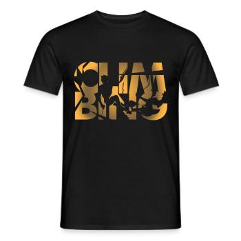 Escalade alpinisme sport cadeau passion - T-shirt homme - noir - Devant - AI Model Male 178 light (178cm)