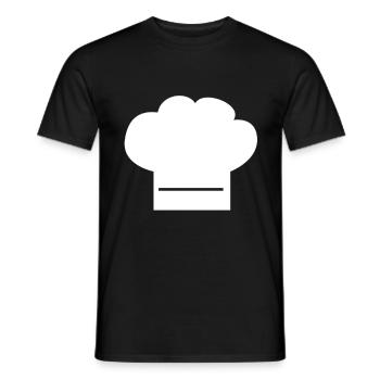 cook - Men's T-Shirt - black - Front - AI Model Male 178 light (178cm)