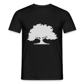 Nature tree - Men's T-Shirt - black - Front - AI Model Male 178 light (178cm)
