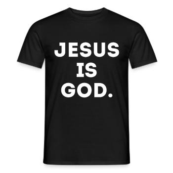 Jésus - T-shirt homme - noir - Devant - AI Model Male 178 light (178cm)