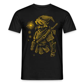 Courage - Men's T-Shirt - black - Front - AI Model Male 178 light (178cm)