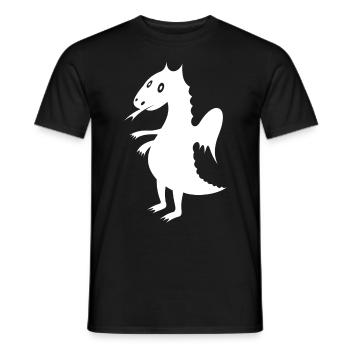 dragon - T-shirt homme - noir - Devant - AI Model Male 178 light (178cm)