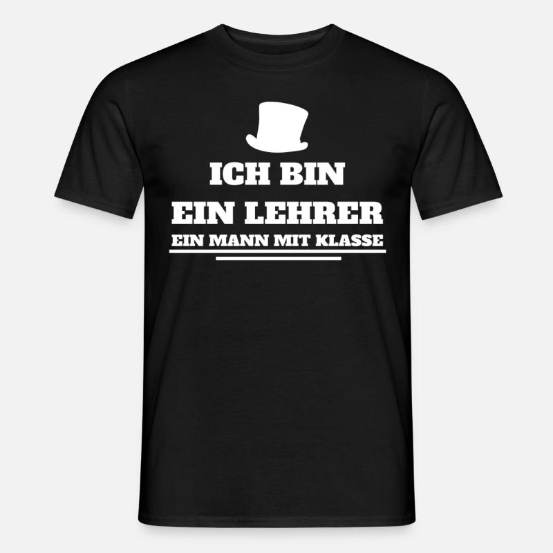 Lehrer - Männer T-Shirt - Schwarz