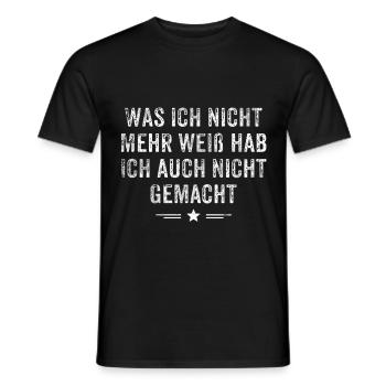Funny gift T-shirt - Men's T-Shirt - black - Front - AI Model Male 178 light (178cm)