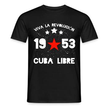 Célébrez Cuba Libre Party Cocktail Club Disco - T-shirt homme - noir - Devant - AI Model Male 178 light (178cm)
