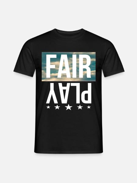 fair play - Men's T-Shirt - black