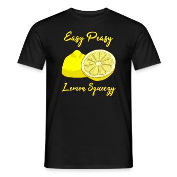 citron - T-shirt homme - noir - Devant - AI Model Male 178 light (178cm)
