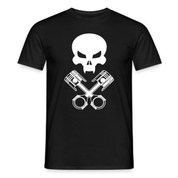 Motorsport - T-shirt homme - noir - Devant - AI Model Male 178 light (178cm)
