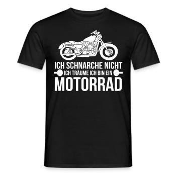 motorcyclist - Men's T-Shirt - black - Front - AI Model Male 178 light (178cm)