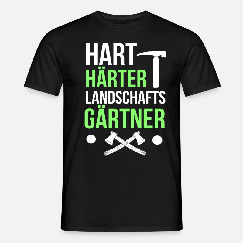 Gartenbau Landschaftsbauer Gärtner Garten Beruf - Männer T-Shirt - Schwarz