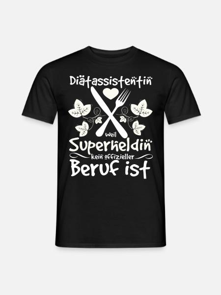 Diätassistentin - Männer T-Shirt - Schwarz