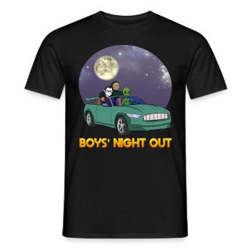Soirée des hommes JGA bachelor bachelor party - T-shirt homme - noir - Devant - AI Model Male 178 light (178cm)