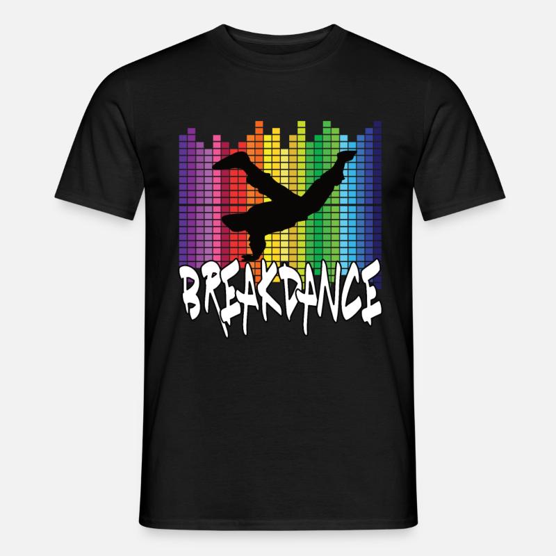 Breakdance - Männer T-Shirt - Schwarz