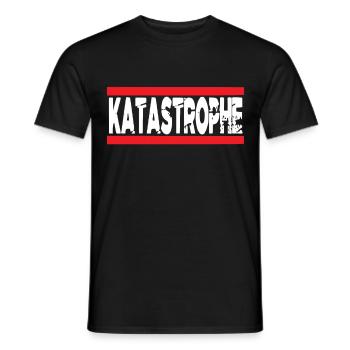 Katastrophe - Männer T-Shirt - Schwarz - Vorne - AI Model Male 178 light (178cm)