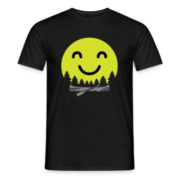 Canoë - T-shirt homme - noir - Devant - AI Model Male 178 light (178cm)