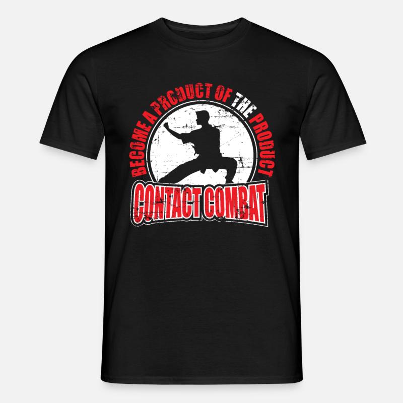 Karate - Männer T-Shirt - Schwarz