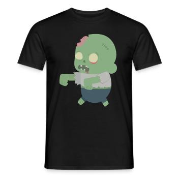 zombi - T-shirt homme - noir - Devant - AI Model Male 178 light (178cm)