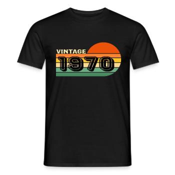 50e anniversaire - T-shirt homme - noir - Devant - AI Model Male 178 light (178cm)