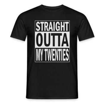 30th birthday - Men's T-Shirt - black - Front - AI Model Male 178 light (178cm)