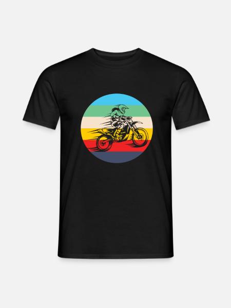 Motocross Motocross Ladies Motocross Girls - T-shirt homme - noir
