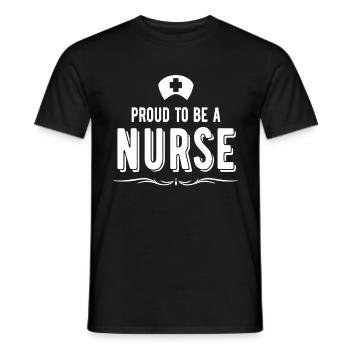Krankenschwester Krankenschwester Kleidung Kranke - Männer T-Shirt - Schwarz - Vorne - AI Model Male 178 light (178cm)
